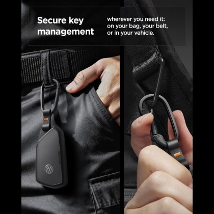 SPIGEN VK100 VOLKSWAGEN / SKODA / SEAT KEY FOB CASE BLACK