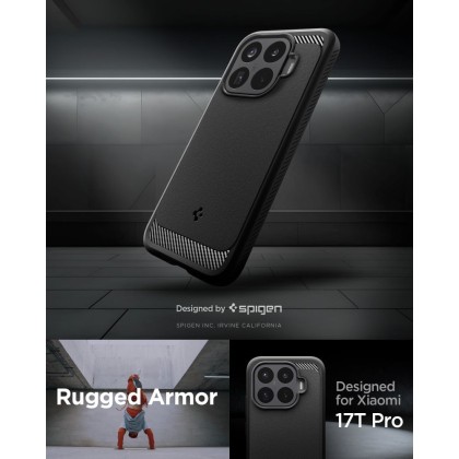 SPIGEN RUGGED ARMOR XIAOMI 17T PRO MATTE BLACK