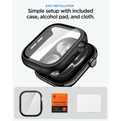 SPIGEN THIN FIT 360 APPLE WATCH 10 / 11 (46 MM) BLACK