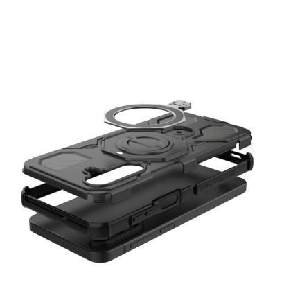 Удароустойчив калъф за Samsung Galaxy А17 / А18 (4G/5G)  от Tech-Protect Tacticstand Magsafe - Matte Black