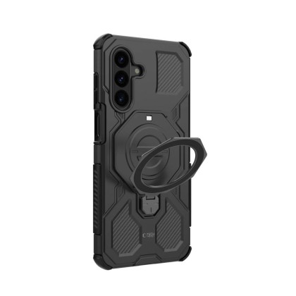 Удароустойчив калъф за Samsung Galaxy А17 / А18 (4G/5G)  от Tech-Protect Tacticstand Magsafe - Matte Black