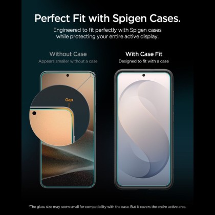 SZKŁO HARTOWANE SPIGEN GLAS.TR 'EZ FIT PRO AC 2-PACK GALAXY S26 FE CLEAR