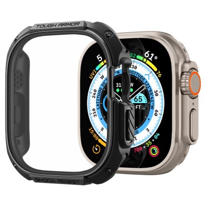 SPIGEN TOUGH ARMOR APPLE WATCH ULTRA 1 / 2 / 3 / 4 (49 MM) BLACK