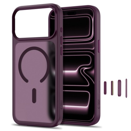 TECH-PROTECT MAGMAT MAGSAFE CC IPHONE 17 PRO / 18 PRO MATTE BURGUNDY
