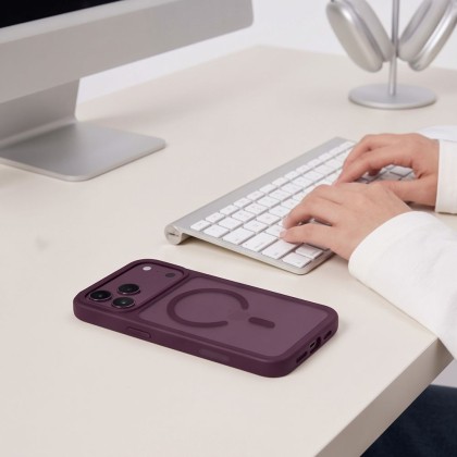 TECH-PROTECT MAGMAT MAGSAFE CC IPHONE 17 PRO MAX / 18 PRO MAX MATTE BURGUNDY