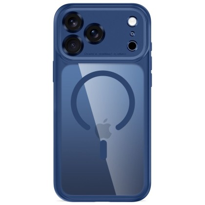 TECH-PROTECT MAGPEAK MAGSAFE CC IPHONE 17 PRO / 18 PRO DEEP BLUE/CLEAR
