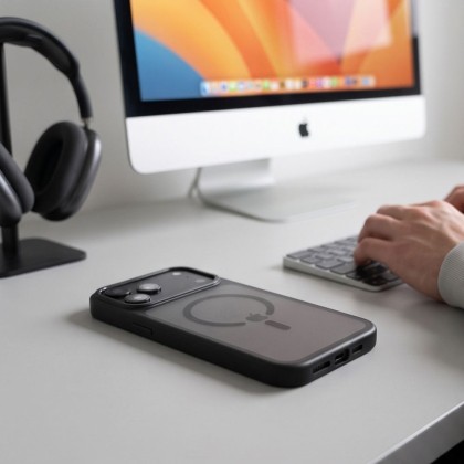 TECH-PROTECT MAGSTAND MAGSAFE CC IPHONE 17 PRO MAX / 18 PRO MAX MATTE BLACK