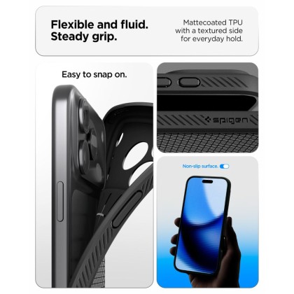 SPIGEN LIQUID AIR IPHONE 17 PRO MAX / 18 PRO MAX MATTE BLACK
