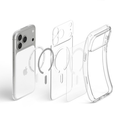 SPIGEN ULTRA HYBRID MAGSAFE IPHONE 17 PRO MAX / 18 PRO MAX CLEAR/WHITE