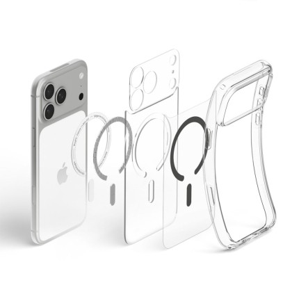 SPIGEN ULTRA HYBRID MAGSAFE IPHONE 17 PRO MAX / 18 PRO MAX CLEAR/GRAPHITE