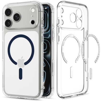 SPIGEN ULTRA HYBRID MAGSAFE IPHONE 17 PRO MAX / 18 PRO MAX CLEAR/DEEP BLUE