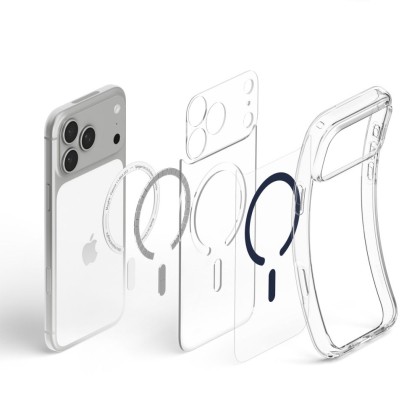 SPIGEN ULTRA HYBRID MAGSAFE IPHONE 17 PRO MAX / 18 PRO MAX CLEAR/DEEP BLUE