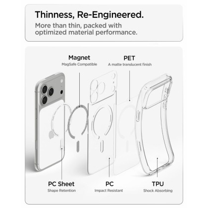 SPIGEN ULTRA HYBRID MAGSAFE IPHONE 17 PRO MAX / 18 PRO MAX FROST WHITE