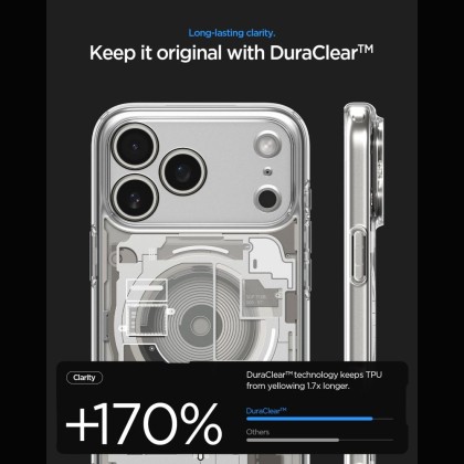 SPIGEN ULTRA HYBRID MAGSAFE IPHONE 17 PRO MAX / 18 PRO MAX ZERO ONE NATURAL TITANIUM