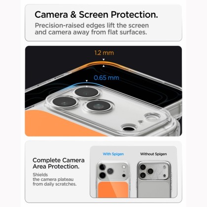 SPIGEN ULTRA HYBRID T MAGSAFE IPHONE 17 PRO MAX / 18 PRO MAX GLOSSY ORANGE