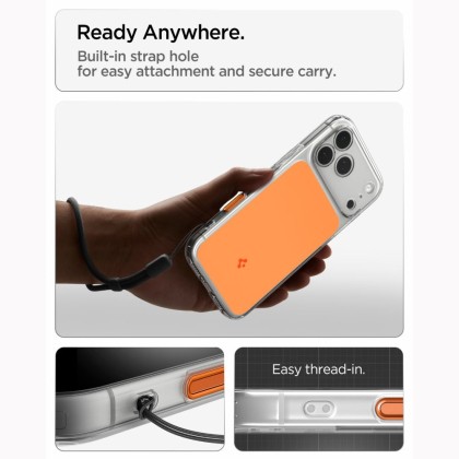 SPIGEN ULTRA HYBRID T MAGSAFE IPHONE 17 PRO MAX / 18 PRO MAX GLOSSY ORANGE