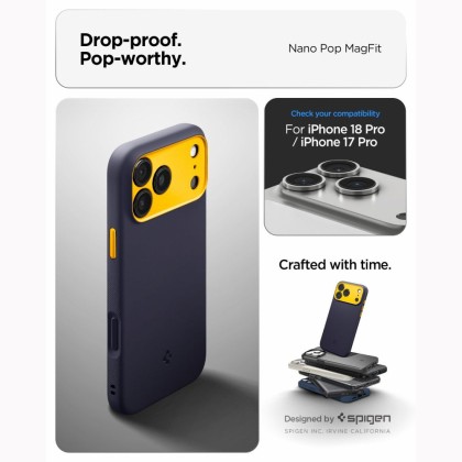 SPIGEN NANO POP MAGSAFE IPHONE 17 PRO MAX / 18 PRO MAX BLUEBERRY NAVY