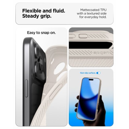 SPIGEN LIQUID AIR IPHONE 17 PRO / 18 PRO NATURAL TITANIUM