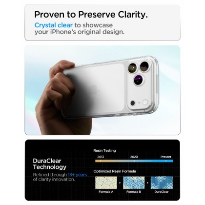 SPIGEN ULTRA HYBRID IPHONE 17 PRO / 18 PRO CRYSTAL CLEAR