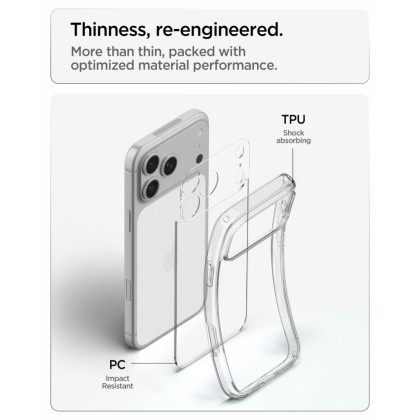 SPIGEN ULTRA HYBRID IPHONE 17 PRO / 18 PRO CRYSTAL CLEAR