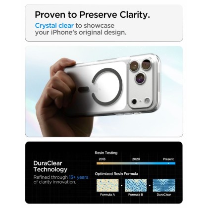 SPIGEN ULTRA HYBRID MAGSAFE IPHONE 17 PRO / 18 PRO CLEAR/GRAPHITE