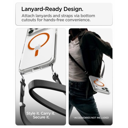 SPIGEN ULTRA HYBRID MAGSAFE IPHONE 17 PRO / 18 PRO CLEAR/ORANGE