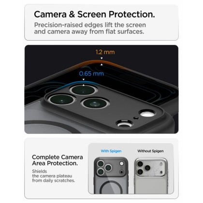 SPIGEN ULTRA HYBRID MAGSAFE IPHONE 17 PRO / 18 PRO FROST BLACK