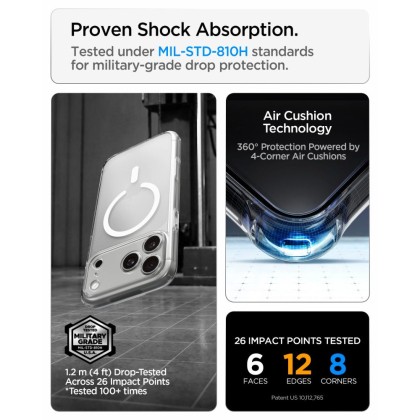 SPIGEN ULTRA HYBRID MAGSAFE IPHONE 17 PRO / 18 PRO FROST WHITE