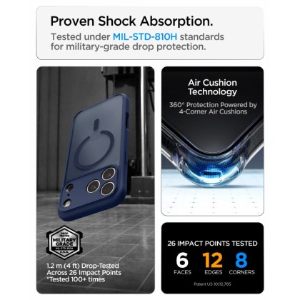 SPIGEN ULTRA HYBRID MAGSAFE IPHONE 17 PRO / 18 PRO FROST DEEP BLUE