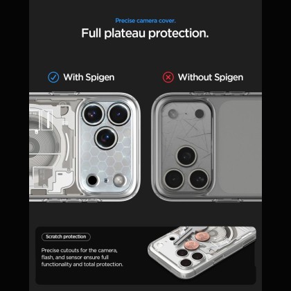 SPIGEN ULTRA HYBRID MAGSAFE IPHONE 17 PRO / 18 PRO ZERO ONE NATURAL TITANIUM