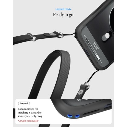 SPIGEN ULTRA HYBRID MAGSAFE IPHONE 17 PRO / 18 PRO CLASSIC BLACK