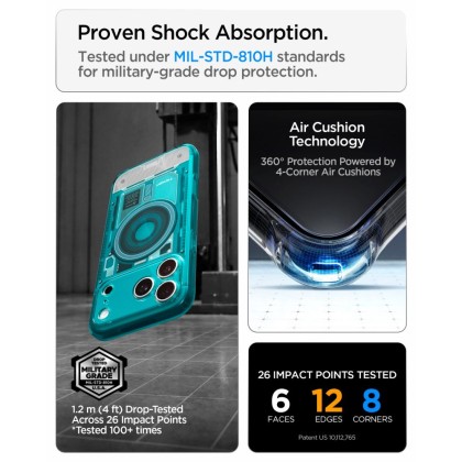 SPIGEN ULTRA HYBRID MAGSAFE IPHONE 17 PRO / 18 PRO C-ONE BONDI BLUE