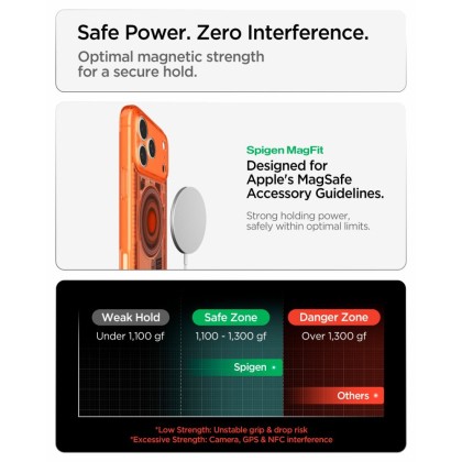 SPIGEN ULTRA HYBRID MAGSAFE IPHONE 17 PRO / 18 PRO C-ONE TANGERINE