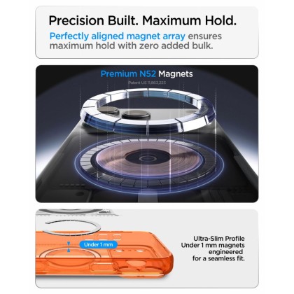 SPIGEN ULTRA HYBRID MAGSAFE IPHONE 17 PRO / 18 PRO C-ONE TANGERINE
