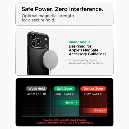 SPIGEN TOUGH ARMOR T MAGSAFE IPHONE 17 PRO / 18 PRO BLACK