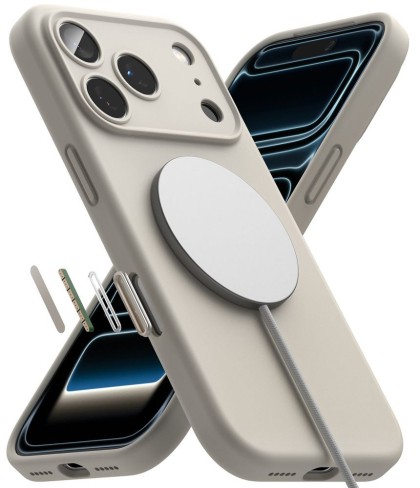 RINGKE SILICONE MAGNETIC MAGSAFE IPHONE 18 PRO MAX STONE