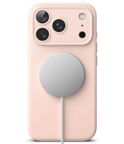 RINGKE SILICONE MAGNETIC MAGSAFE IPHONE 18 PRO MAX PINK SAND
