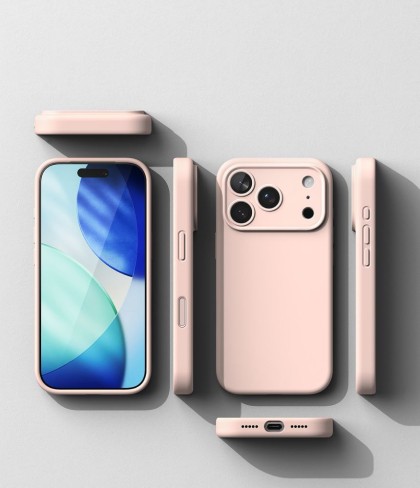 RINGKE SILICONE MAGNETIC MAGSAFE IPHONE 18 PRO MAX PINK SAND
