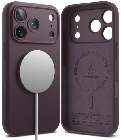 RINGKE SILICONE MAGNETIC MAGSAFE IPHONE 18 PRO MAX BURGUNDY