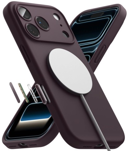RINGKE SILICONE MAGNETIC MAGSAFE IPHONE 18 PRO MAX BURGUNDY
