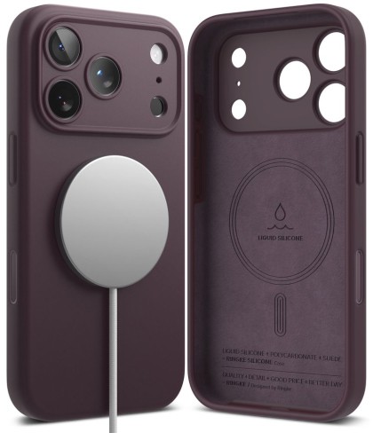 RINGKE SILICONE MAGNETIC MAGSAFE IPHONE 18 PRO BURGUNDY