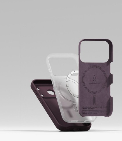 RINGKE SILICONE MAGNETIC MAGSAFE IPHONE 18 PRO BURGUNDY