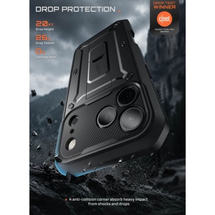 SUPCASE UNICORN BEETLE PRO IPHONE 17 PRO / 18 PRO BLACK