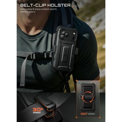 SUPCASE UNICORN BEETLE PRO IPHONE 17 PRO / 18 PRO BLACK