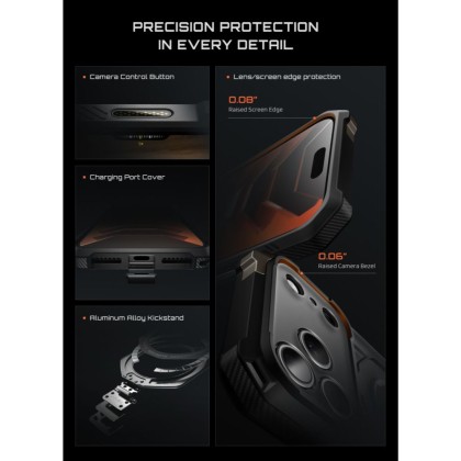 SUPCASE UB GRIP MAG MAGSAFE IPHONE 17 PRO MAX /  18 PRO MAX BLACK