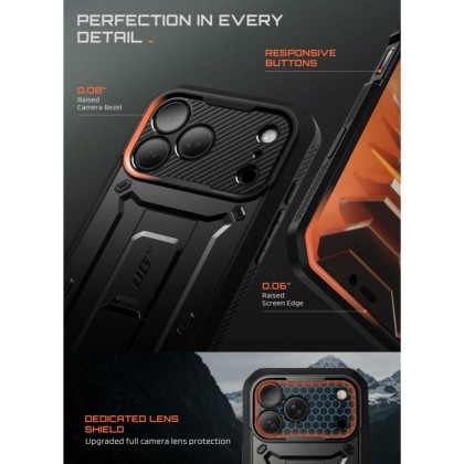 SUPCASE UNICORN BEETLE PRO IPHONE 17 PRO MAX / 18 PRO MAX BLACK