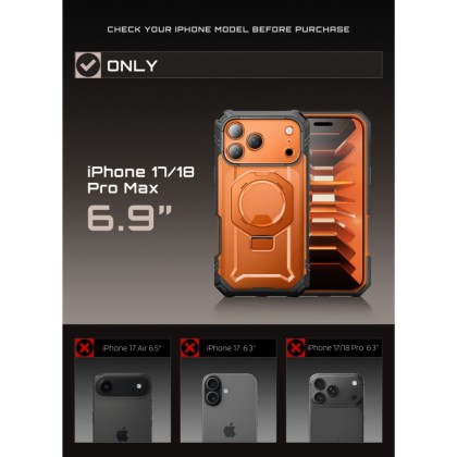SUPCASE GRIP PRO MAG MAGSAFE IPHONE 17 PRO MAX / 18 PRO MAX CORAL
