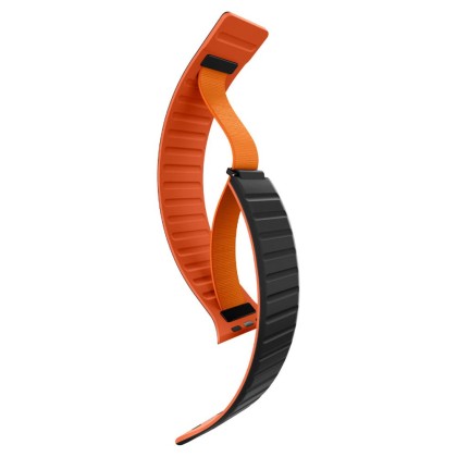 SPIGEN ATHLEX AIR M APPLE WATCH 8 / 9 / 10 / 11 / 12 / SE / ULTRA (44 / 45 / 46 / 49 MM) ACTIVE BLACK/ORANGE
