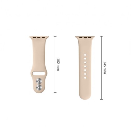 TECH-PROTECT SILICONE APPLE WATCH 8 / 9 / 10 / 11 / 12 / SE / ULTRA (44 / 45 / 46 / 49 MM) WALNUT