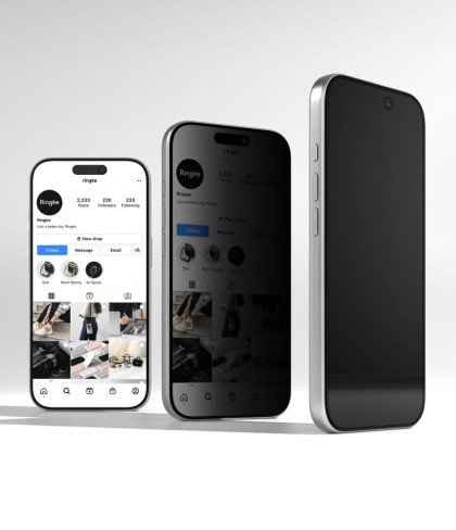 SZKŁO PRYWATYZUJĄCE RINGKE EASY SLIDE 2-PACK IPHONE 18 PRO MAX PRIVACY